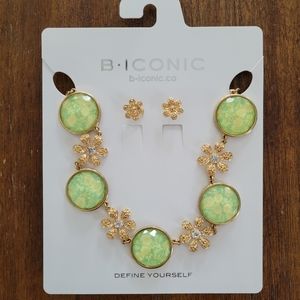 New B-iconic necklace & earrings